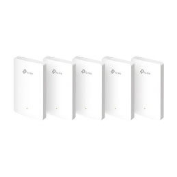 TP-link EAP615-Wall Dual-Band AP Wi-Fi 6 AX1800, 4x1G, int. antény, PoE, Omada SDN, nástěnný, 5ks