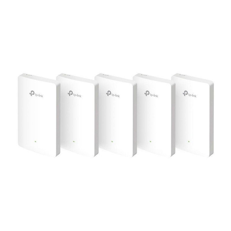 TP-link EAP615-Wall Dual-Band AP Wi-Fi 6 AX1800, 4x1G, int. antény, PoE, Omada SDN, nástěnný, 5ks