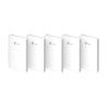 TP-link EAP615-Wall Dual-Band AP Wi-Fi 6 AX1800, 4x1G, int. antény, PoE, Omada SDN, nástěnný, 5ks
