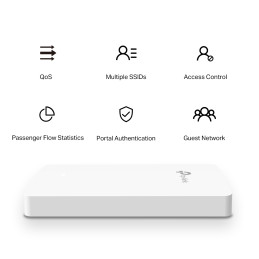 TP-link EAP235-Wall Dual-Band AP Wi-Fi 5 AC1200, 4x1G, int. antény, PoE, Omada SDN, nástěnný