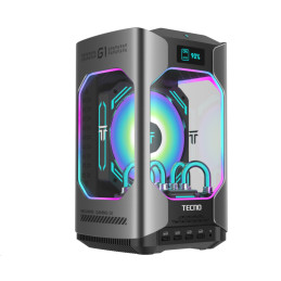TECNO PC MEGAMINI G1 Intel i9-13900H,32GB DDR5,1TB SSD,RTX4060 8GB,Water Cooling,WiFi6,BT5.2,RJ45 2.5G,2xUSB 3.2,2xUSB