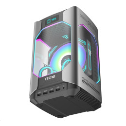 TECNO PC MEGAMINI G1 Intel i9-13900H,32GB DDR5,1TB SSD,RTX4060 8GB,Water Cooling,WiFi6,BT5.2,RJ45 2.5G,2xUSB 3.2,2xUSB