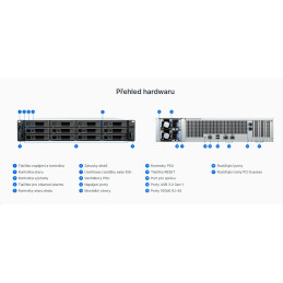 Synology RackStation RS3626xs 12-bay NAS, rack 2U