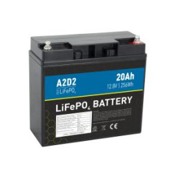 A2D2 baterie LiFePO4 12,8V 20Ah M5