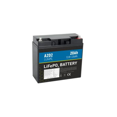 A2D2 baterie LiFePO4 12,8V 20Ah M5