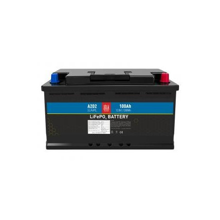 A2D2 baterie LiFePO4 12,8V 100Ah F15 SELF-HEAT (REPT cells)