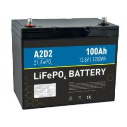 A2D2 baterie LiFePO4 12,8V 100Ah M8 (NewCell cells)