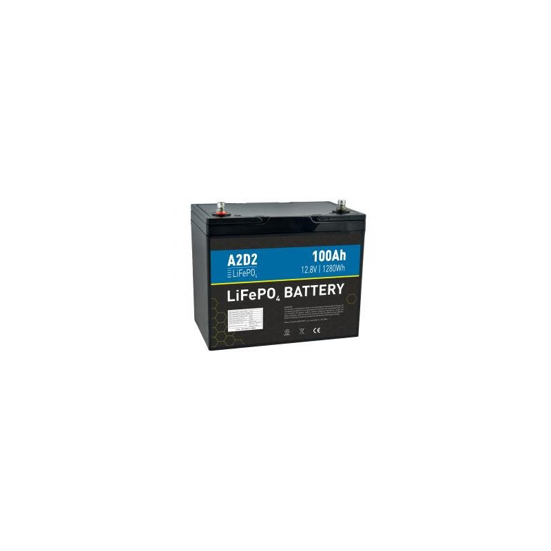 A2D2 baterie LiFePO4 12,8V 100Ah M8 (NewCell cells)
