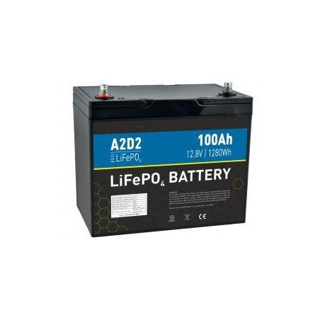 A2D2 baterie LiFePO4 12,8V 100Ah M8 (NewCell cells)