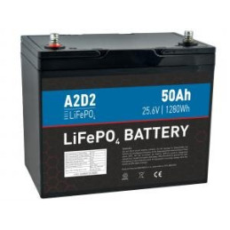 A2D2 baterie LiFePO4 25,6V 50Ah M8 (REPT cells)