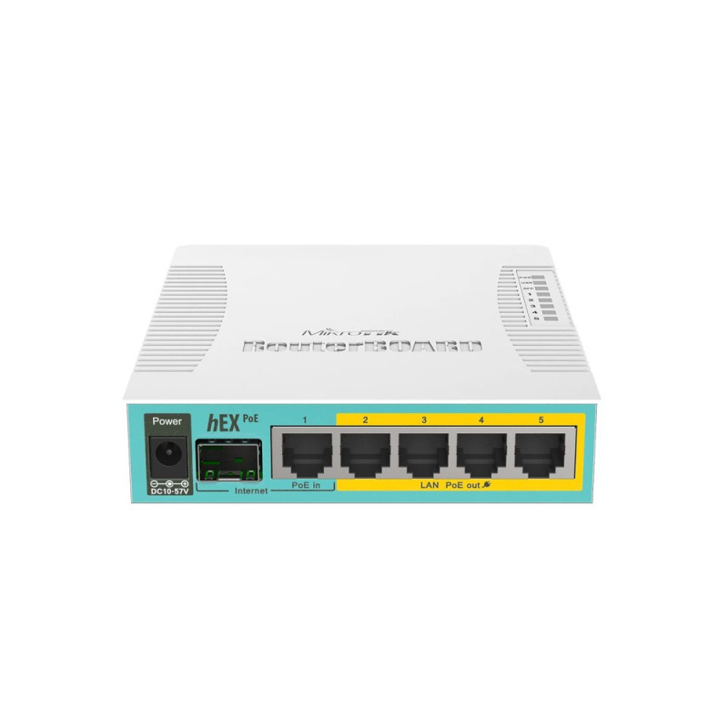 MikroTik RouterBOARD RB960PGS, hEX PoE, 5G, 1SFP, USB, PoE, L4