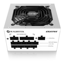 Zdroj Raijintek CRATOS 1000 White ATX 3.1 - 1000W, 80+ Gold, modular