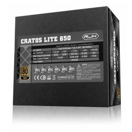 Zdroj Raijintek CRATOS LITE 850 ATX 3.1 - 850W, 80+ Gold