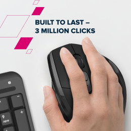 CANYON mouse OnClick 17 Ergonomic 6 buttons 1600DPI Wireless Black