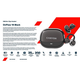 CANYON OWS Ear Clips headset OnFlow 14 Black