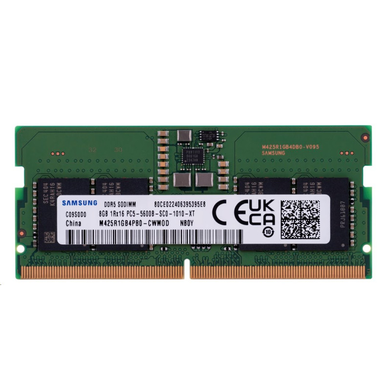 ASUS NUC DDR5 5600 SO-DIMM 8GB 262P/SAMSUNG/M425R1GB4PB0-CWM - OEM balení