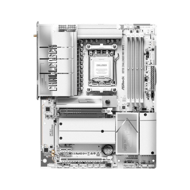 MB Asrock X870E Challenger WiFi White /AM5/4xDDR5/M.2/W7+BT5.4/HDMI/USB4/ATX/White