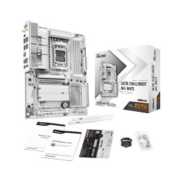 MB Asrock X870E Challenger WiFi White /AM5/4xDDR5/M.2/W7+BT5.4/HDMI/USB4/ATX/White
