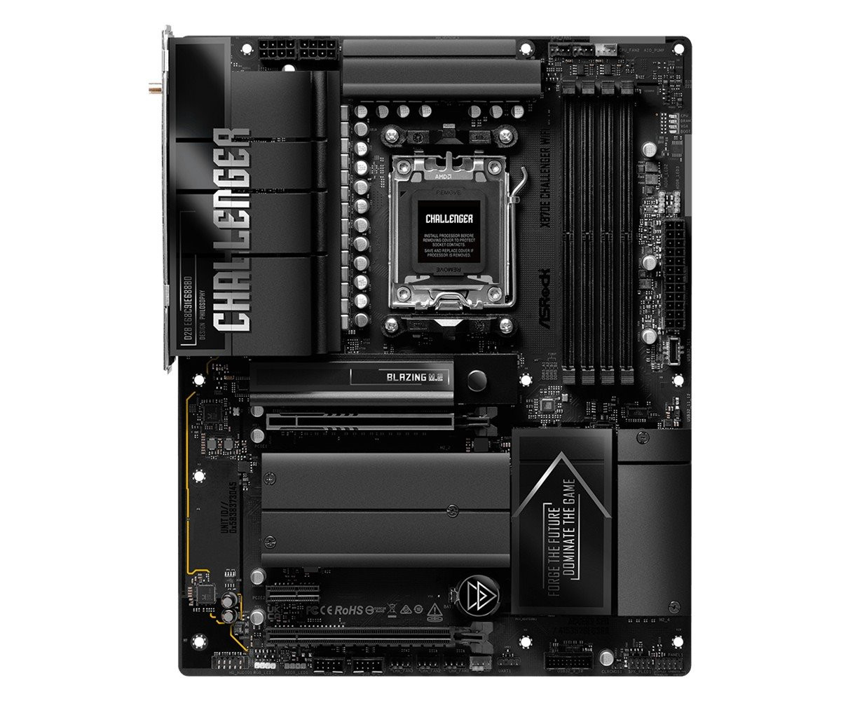 MB Asrock X870E Challenger WiFi /AM5/4xDDR5/M.2/W7+BT5.4/HDMI/USB4/ATX