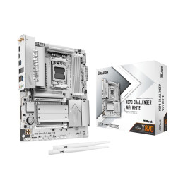 MB Asrock X870 Challenger WiFi White /AM5/4xDDR5/M.2/W7+BT5.4/HDMI/USB4/ATX/White