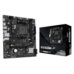 MB Asrock B550M-P /AM4/2xDDR4/M.2/DP/HDMI/mATX