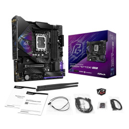 MB Asrock Z890M Riptide WiFi /LGA1851/4xDDR5/M.2/W6E+BT5.3/HDMI/DP/TB4/mATX