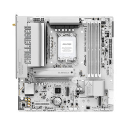 MB Asrock B860M Challenger WiFi White /LGA1851/4xDDR5/M.2/W7+BT5.4/HDMI/mATX/White