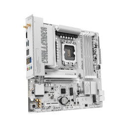 MB Asrock B860M Challenger WiFi White /LGA1851/4xDDR5/M.2/W7+BT5.4/HDMI/mATX/White