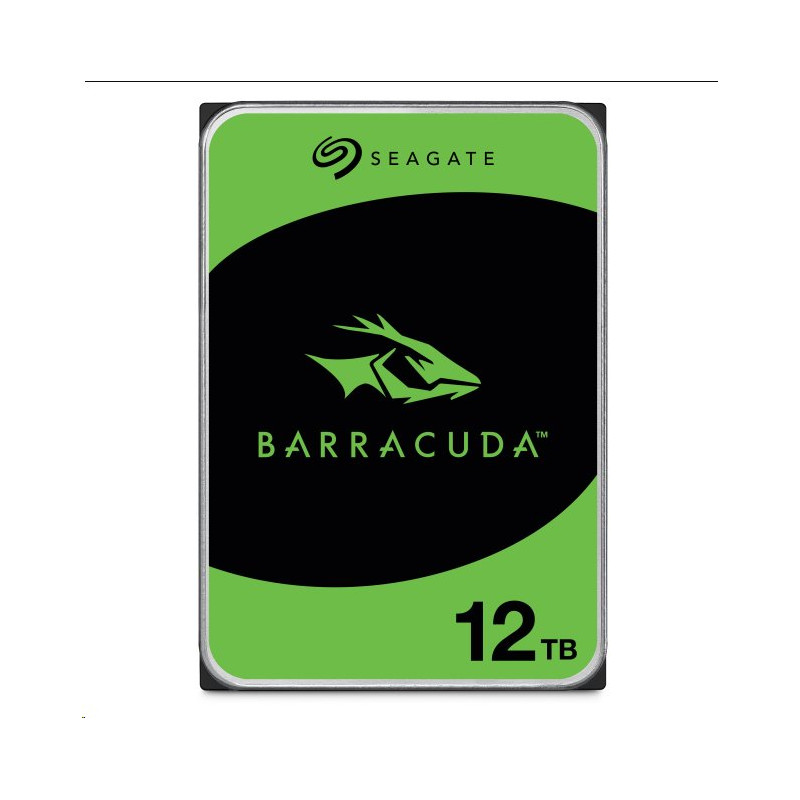 Seagate HDD BarraCuda 3.5" 12TB - 7200RPM/SATAIII/512MB/CMR