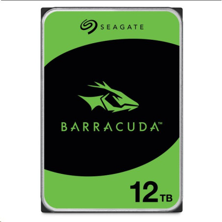 Seagate HDD BarraCuda 3.5" 12TB - 7200RPM/SATAIII/512MB/CMR