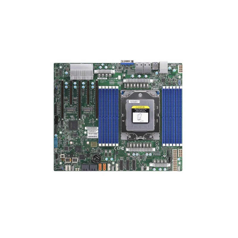 SUPERMICRO MB 1xSP5 (Epyc 9005/4), 12x DDR5, 8x SATA+6x NVMe/16xSATA+4xNVMe, 2x M.2, PCIe 5.0 (3 x16, 2 x8), 2x10Gb,IPMI