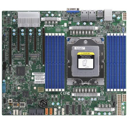 SUPERMICRO MB 1xSP5 (Epyc 9005/4), 12x DDR5, 8x SATA+6x NVMe/16xSATA+4xNVMe, 2x M.2, PCIe 5.0 (3 x16, 2 x8), 2x10Gb,IPMI