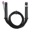Kabel ASUS ROG Equalizer 12VHPWR, 12V-2x6 600W, 750mm, černá