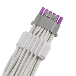 Kabel ASUS ROG Equalizer White 12VHPWR, 12V-2x6 600W, 750mm, bílá