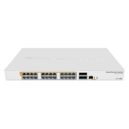 MikroTik Cloud Router PoE Switch CRS328-24P-4S+RM, 24P, 4SFP+, 500W