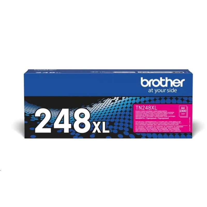 Brother TN248XLM, toner Magenta (purpurová), 2 300 str.