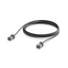 Ubiquiti UniFi Venkovní patch kabel C6A, ultra tenký a odolný stíněný kabel pro 10 GbE, 2m, Černá