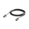 Ubiquiti UniFi Venkovní patch kabel C6A, ultra tenký a odolný stíněný kabel pro 10 GbE, 3m, Černá
