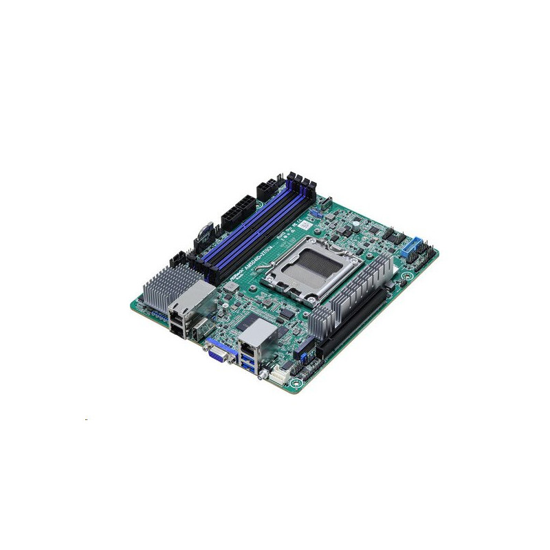 ASRock Rack AM5D4ID-2T/BCM - AM5, X300, 4xDDR5 ECC/nonECC UDIMM, 1xM.2, 1x PCIe, 2x10GB Lan, IPMI