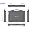 ONERugged N15A 15.6" rugged notebook, I5+16G+512G, 1920x1080, 1000cd/m2, Win11 Pro bez licence