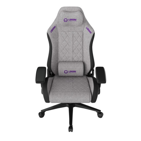 LORGAR CHA41, Ergonomic Gaming Chair Advanced, premium anti-stain fabric, Grey