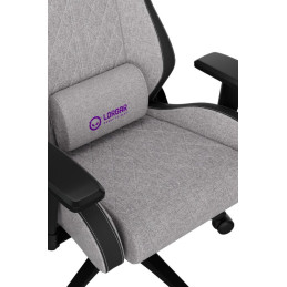 LORGAR CHA41, Ergonomic Gaming Chair Advanced, premium anti-stain fabric, Grey