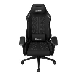LORGAR CHA41, Ergonomic Gaming Chair Advanced, premium anti-stain fabric, Black/white