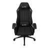 LORGAR CHA41, Ergonomic Gaming Chair Advanced, premium anti-stain fabric, Black/white