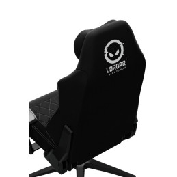 LORGAR CHA41, Ergonomic Gaming Chair Advanced, premium anti-stain fabric, Black/white