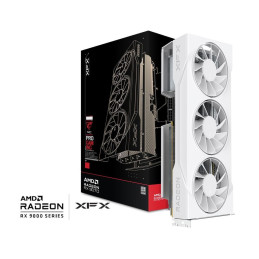 VGA XFX Swift AMD Radeon RX 9070 GRE 12GB GDDR6, Triple Fan Gaming, White