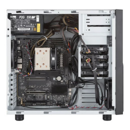 WS ASUS EC Pro ET500I W8, LGA1851, 4xDDR5, 3xPCIe, 4x2.5"/3.5", 3xM.2, 2x2.5Gb LAN, 750W, Tower 3U