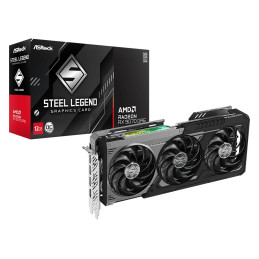 VGA Asrock Radeon RX 9070 GRE Steel Legend Dark 12G OC GDDR6