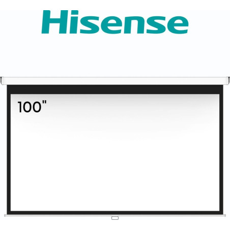 Hisense PM100H, 100", ručně stahovací plátno, pro projektory