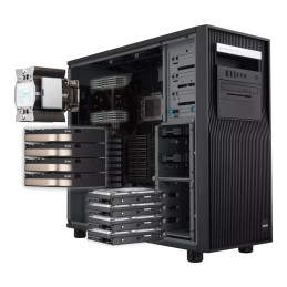 WS ASUS EC Pro ET900A X9, sTR5, 8xDDR5, 7xPCIe, 4x2.5"/3.5", 2xSlim SAS, 4xM.2, 1x10Gb LAN, 2000W, Tower 3U